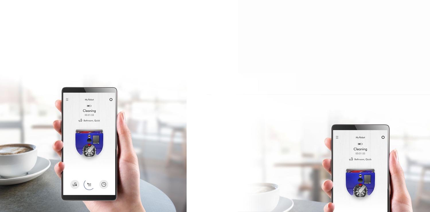 MyDyson™ App auf Smartphone