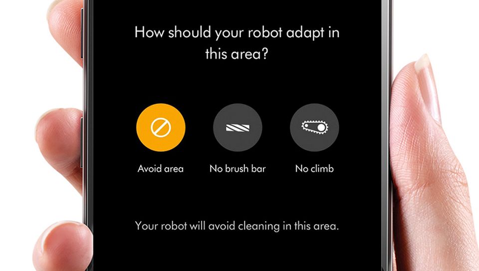 Écran de l’application affichant comment définir des règles et des routines.