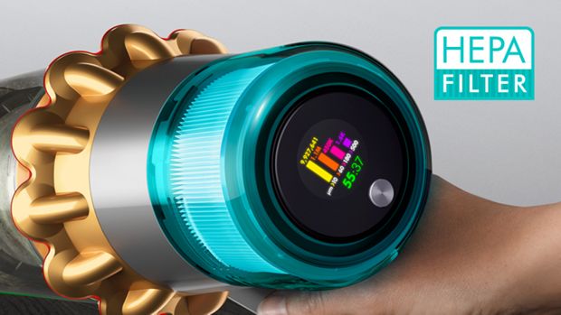 zbliżenie na filtr HEPA