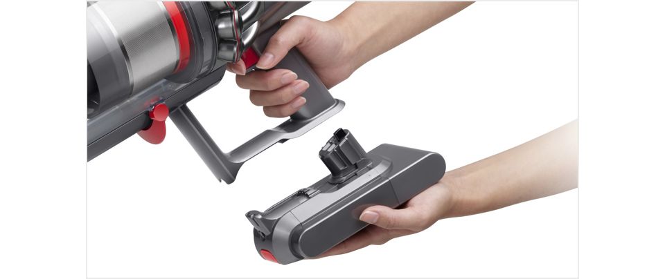  Der herausnehmbare Akkusatz des Dyson V11™ Staubsaugers