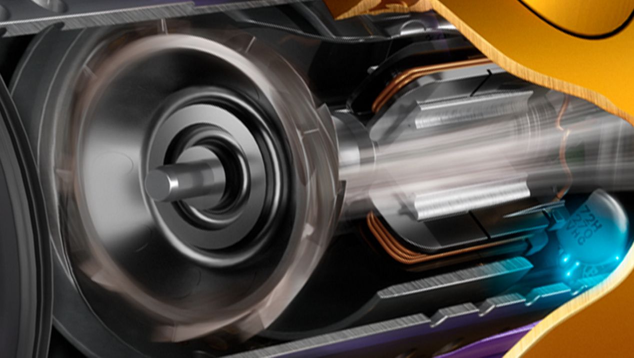 Вид в разрезе двигателя Dyson Hyperdymium