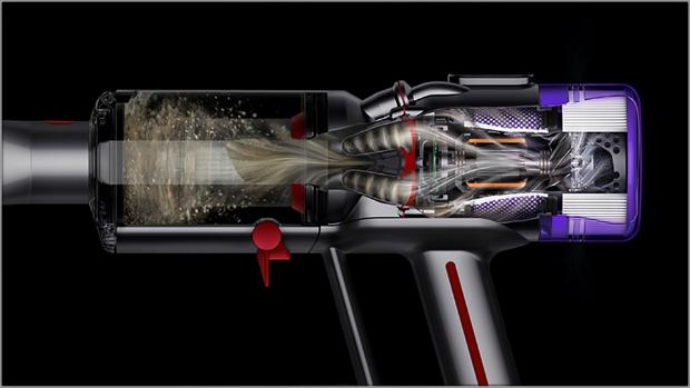 فلتر دايسون يطلق الهواء النظيف