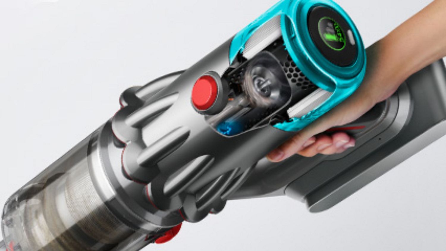 The Dyson V12 Origin HEPA cordless vacuum.