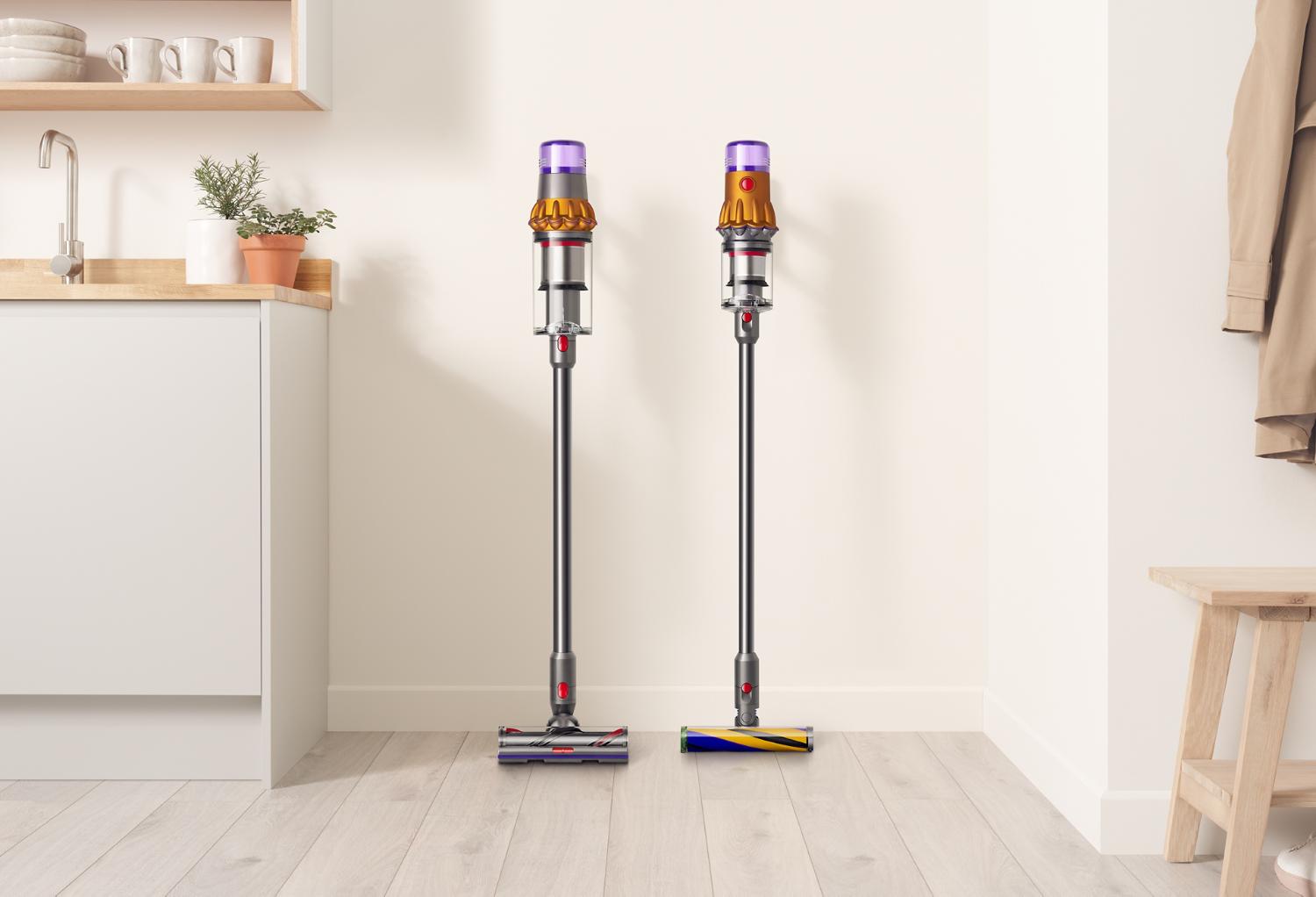 Dyson vacuums in the house