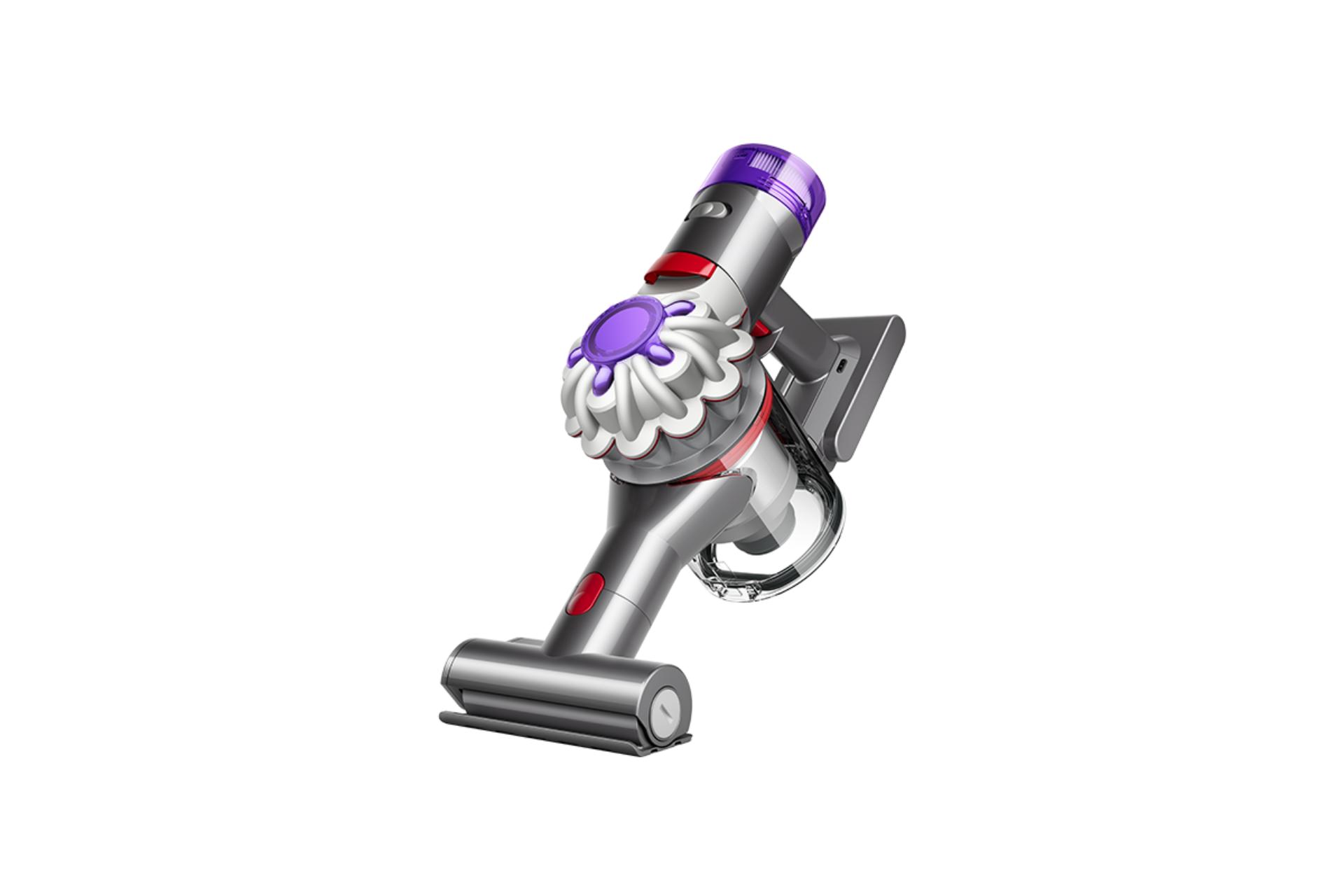 Zdjęcie przestawiające odkurzacz Dyson Car+Boat, najmocniejszy odkurzacz ręczny w historii.