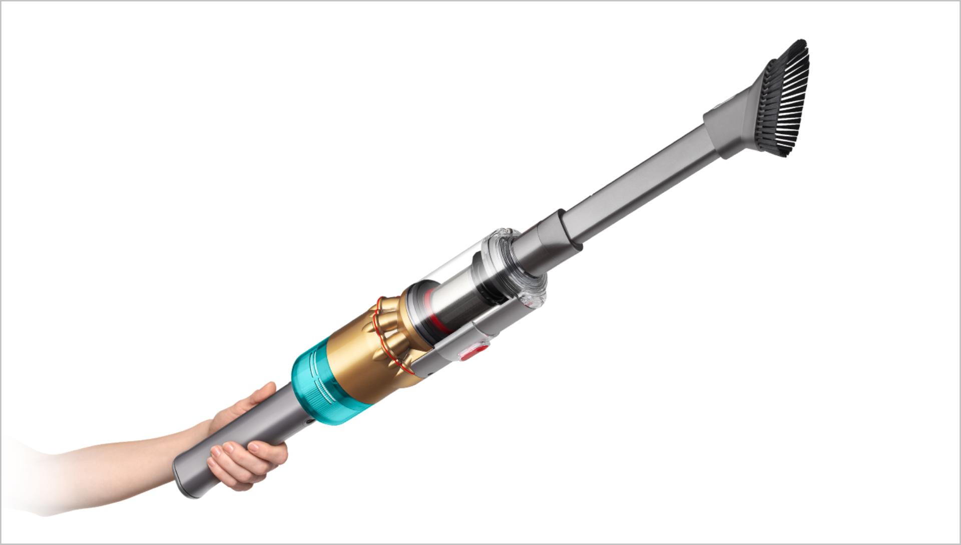 콤비-크레비스 툴을 장착하여 핸디형 청소기로 전환한 옴니-글라이드