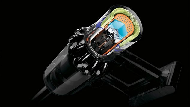 Einblick in die Akustikkontrolle des Dyson Cyclone V10 Staubsaugers 