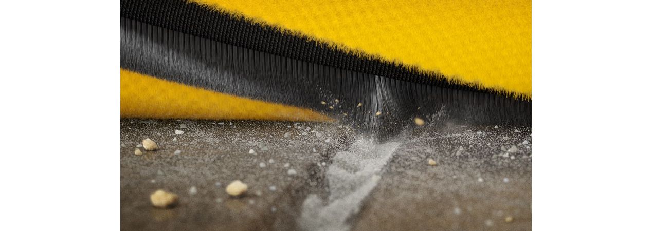 Carbon fiber filaments on Dyson cleaner head brush bar