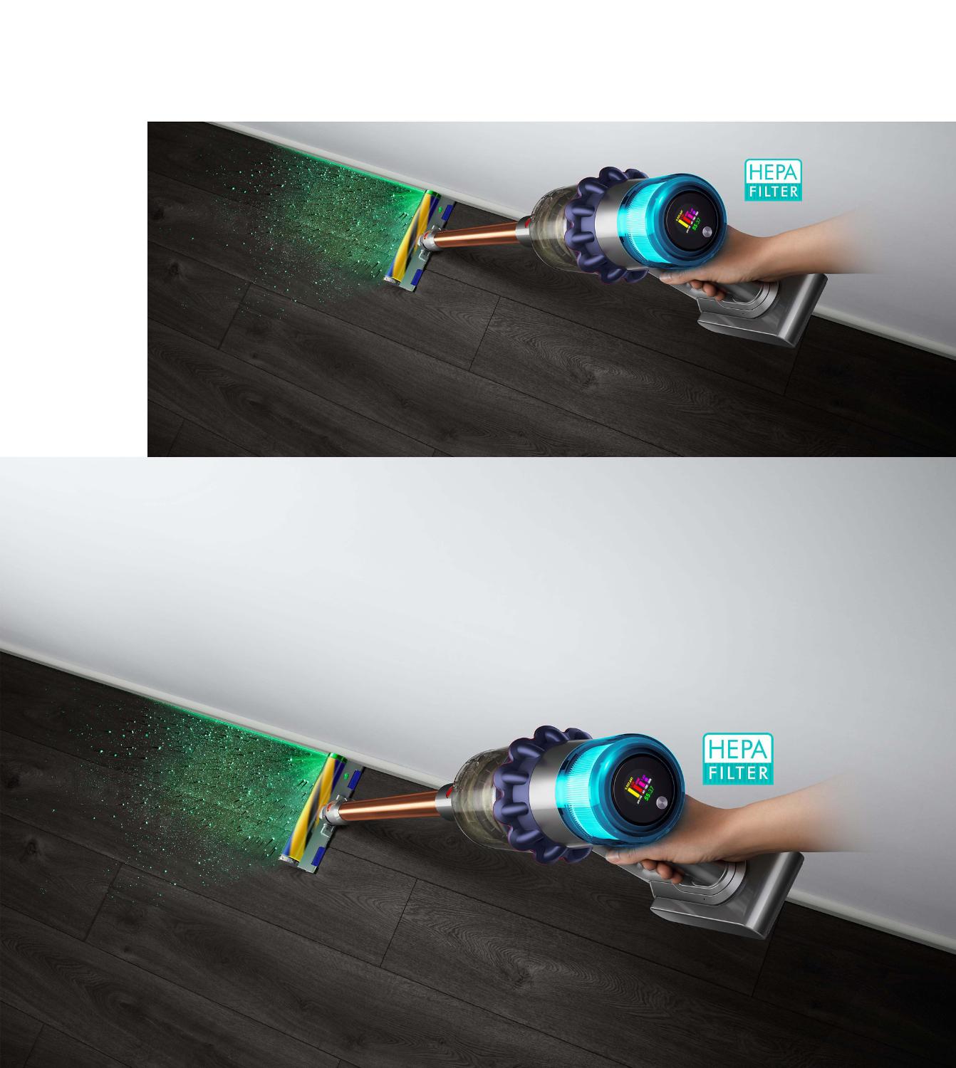 Dyson V15 Detect Extra vacuum with HEPA filtration