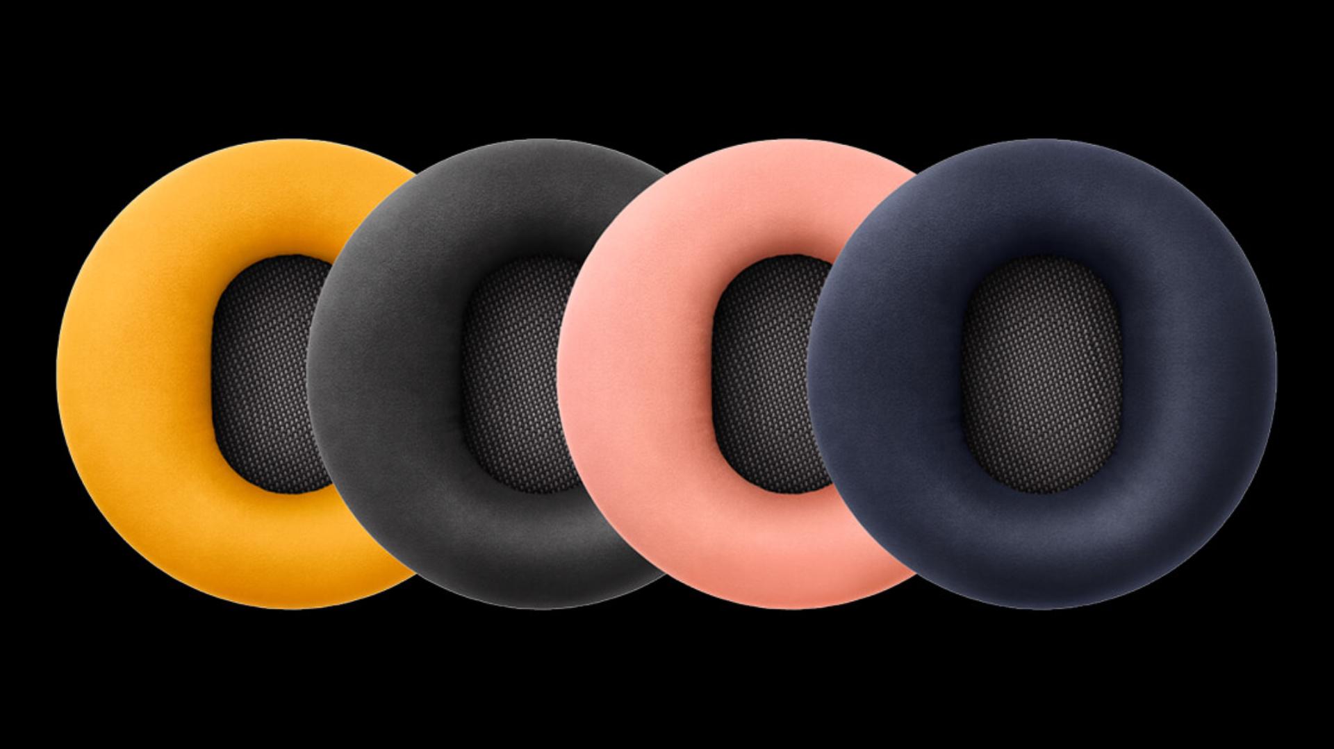 Several Dyson OnTrac ear cushions in different colours.