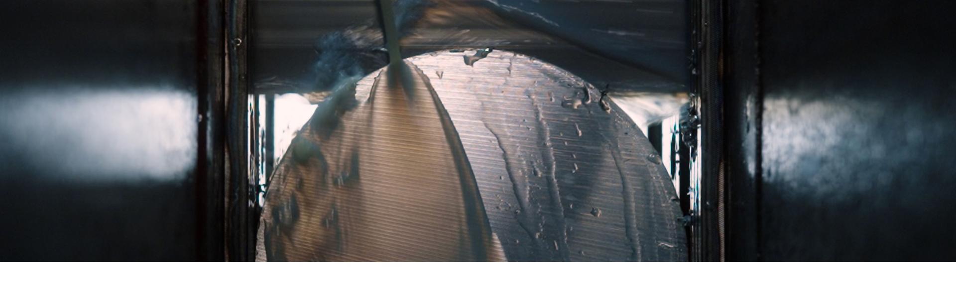 A set of Dyson OnTrac aluminium outer caps are precisely crafted.