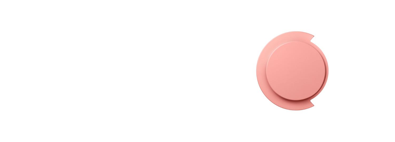 OnTrac™ Endkappen in Ceramic Blush Rosa