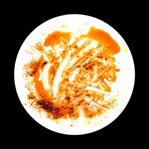 Verschüttetes Fett und Öl vom Kochen.
