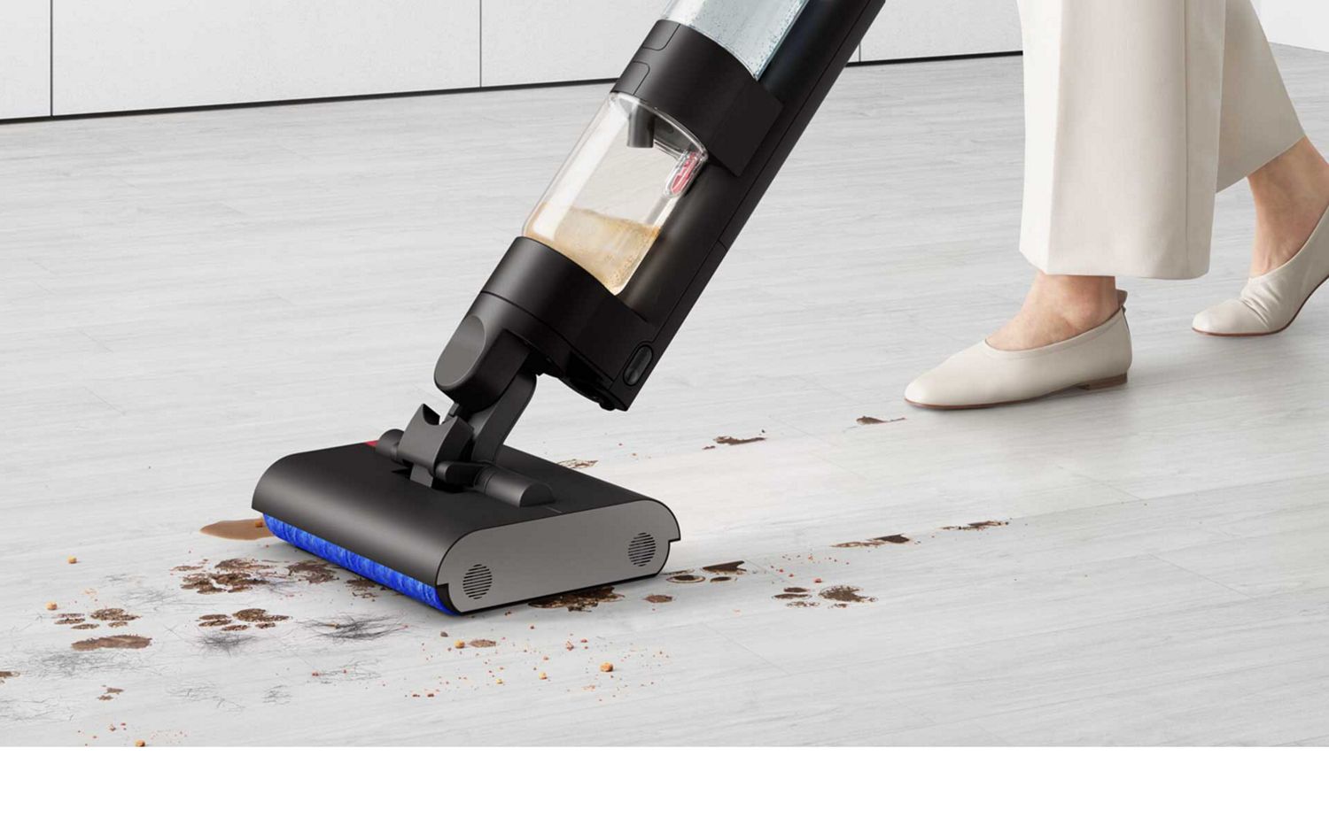The Dyson Wash G1 wet cleaner.