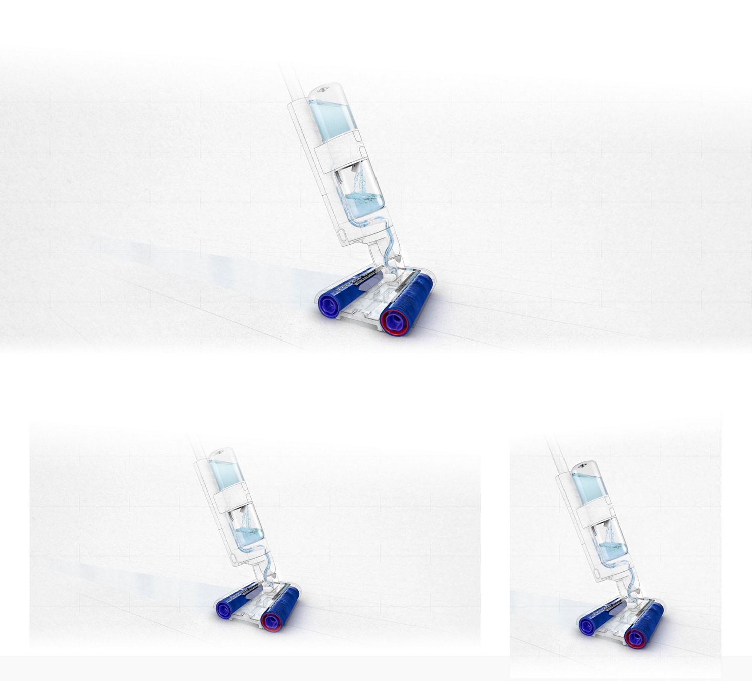 The Dyson 02 Probiotic hard floor cleaning solution works with the WashG1 self-clean cycle to keep the machine clean.