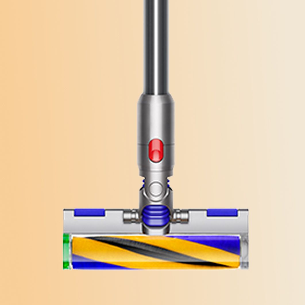 Cabezal de limpieza Dyson All-Floors Cones Sense en un aspirador sin cable Dyson.