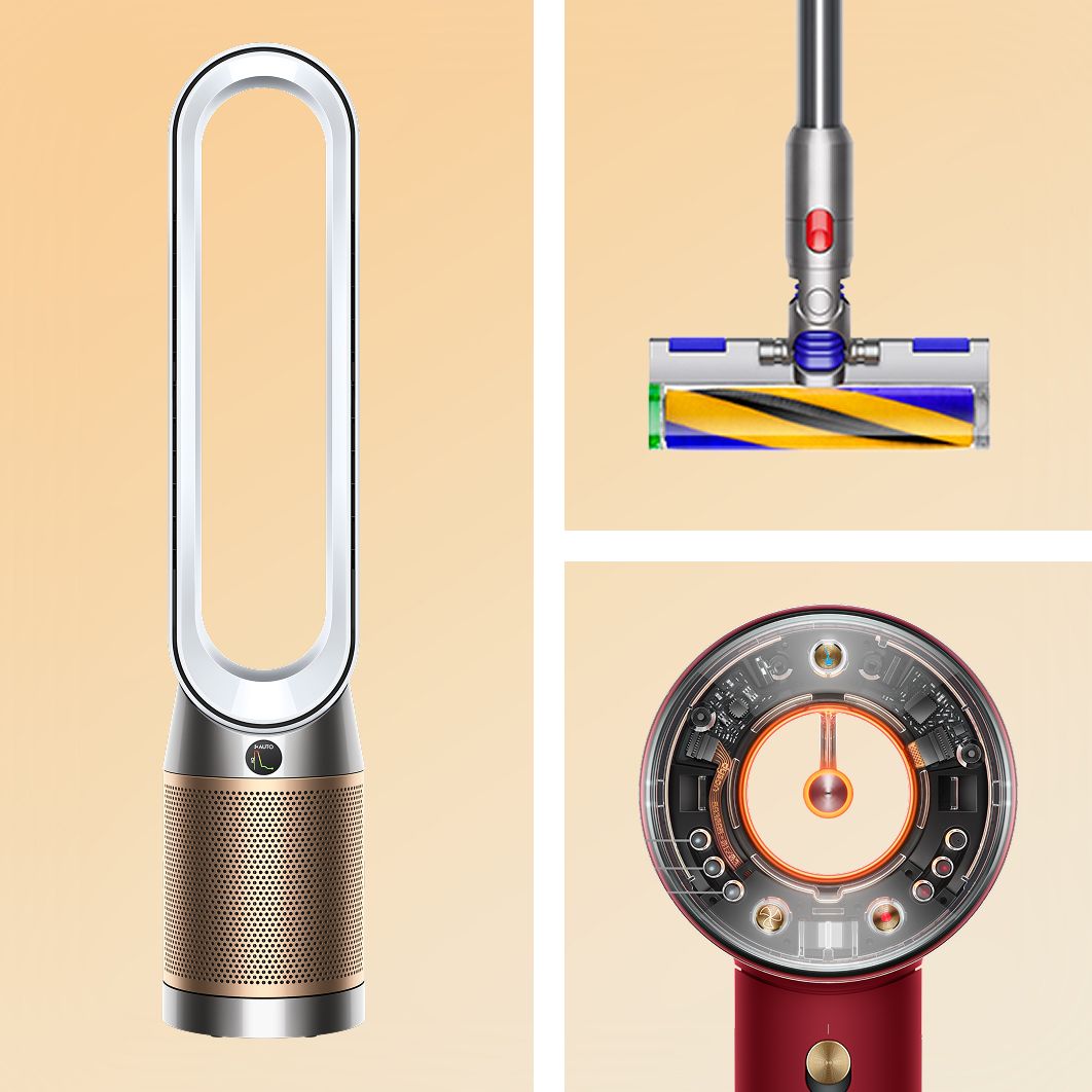 Una gama de máquinas y dispositivos Dyson.