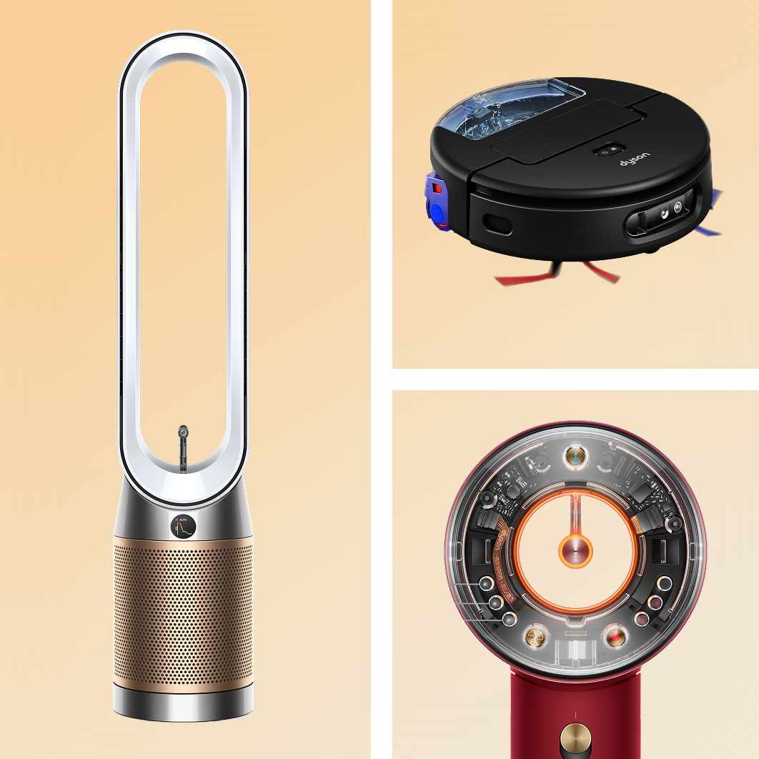 Une gamme de machines et d'appareils Dyson.