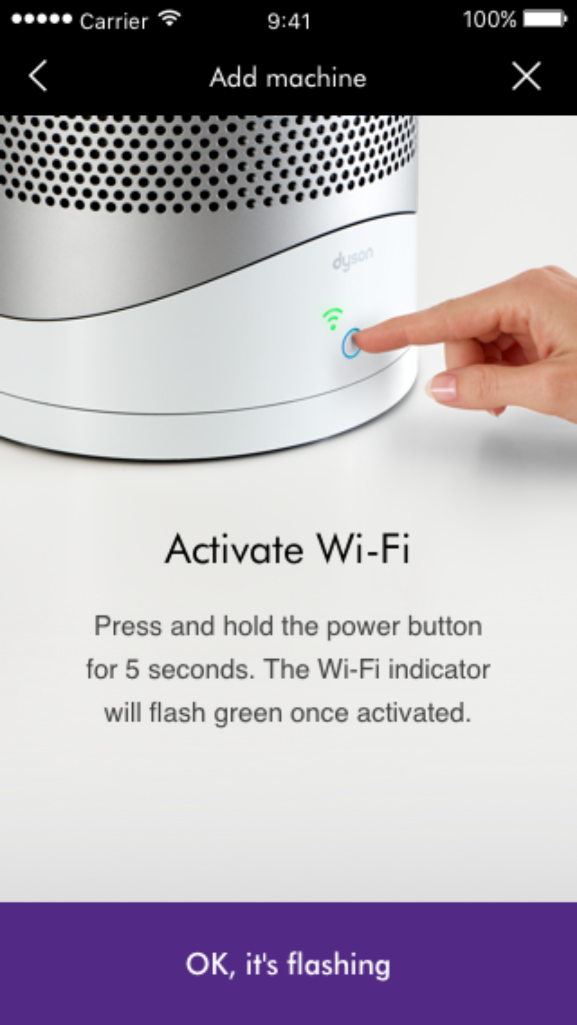 Dyson air purifier wifi connection troubleshooting diagram