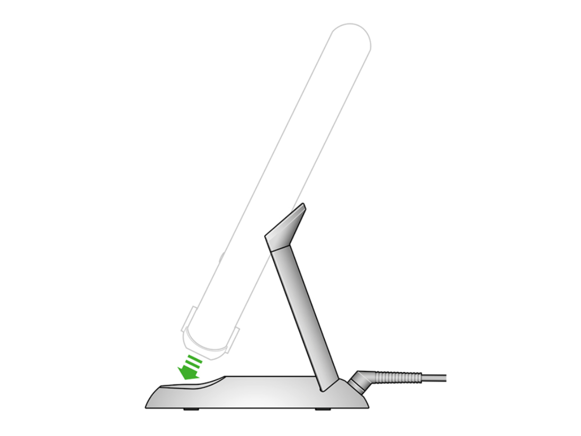 Dyson Corrale charging dock LED indicators