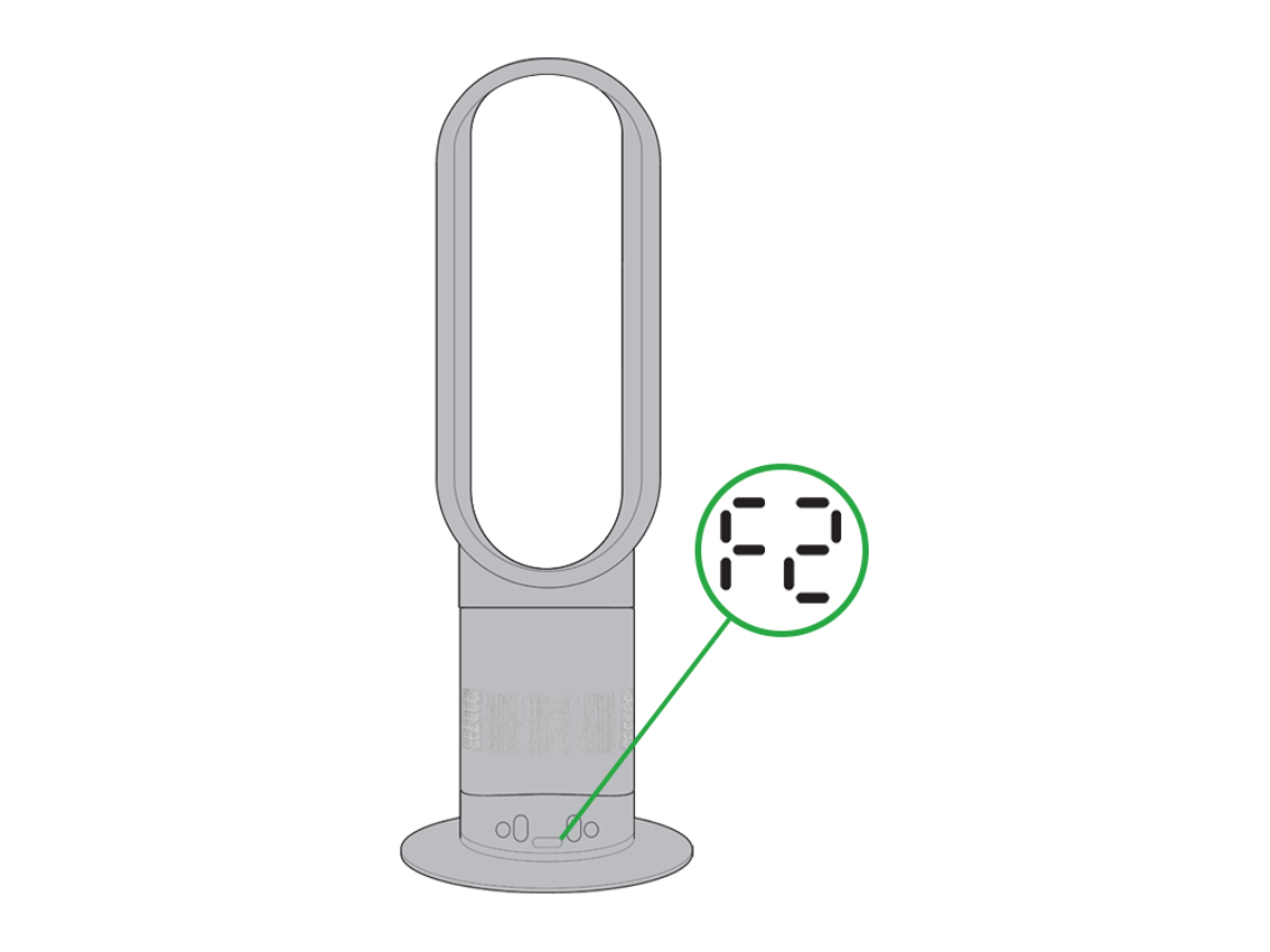 オンラインサポート ダイソン Dyson Hot Cool Am09 ファンヒーター ブラック