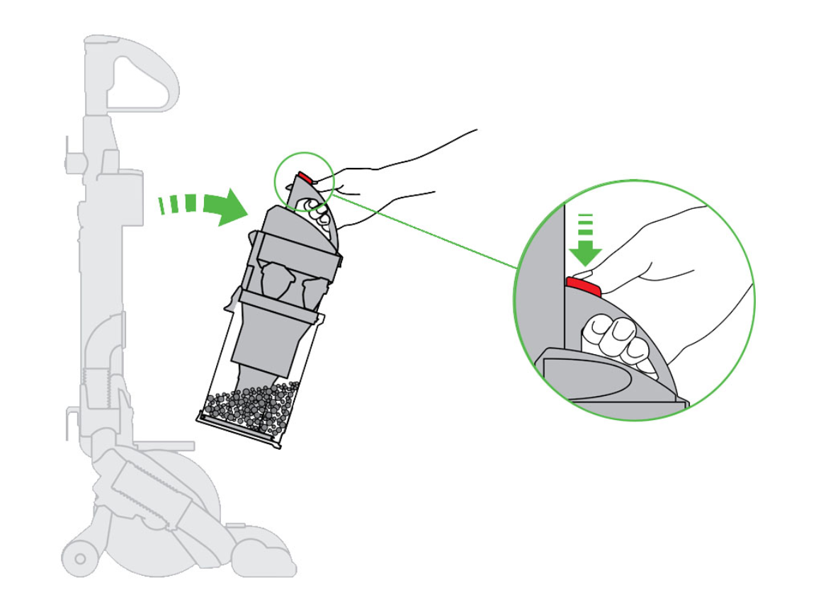 Dyson DC24 foam filter washing and drying instructions