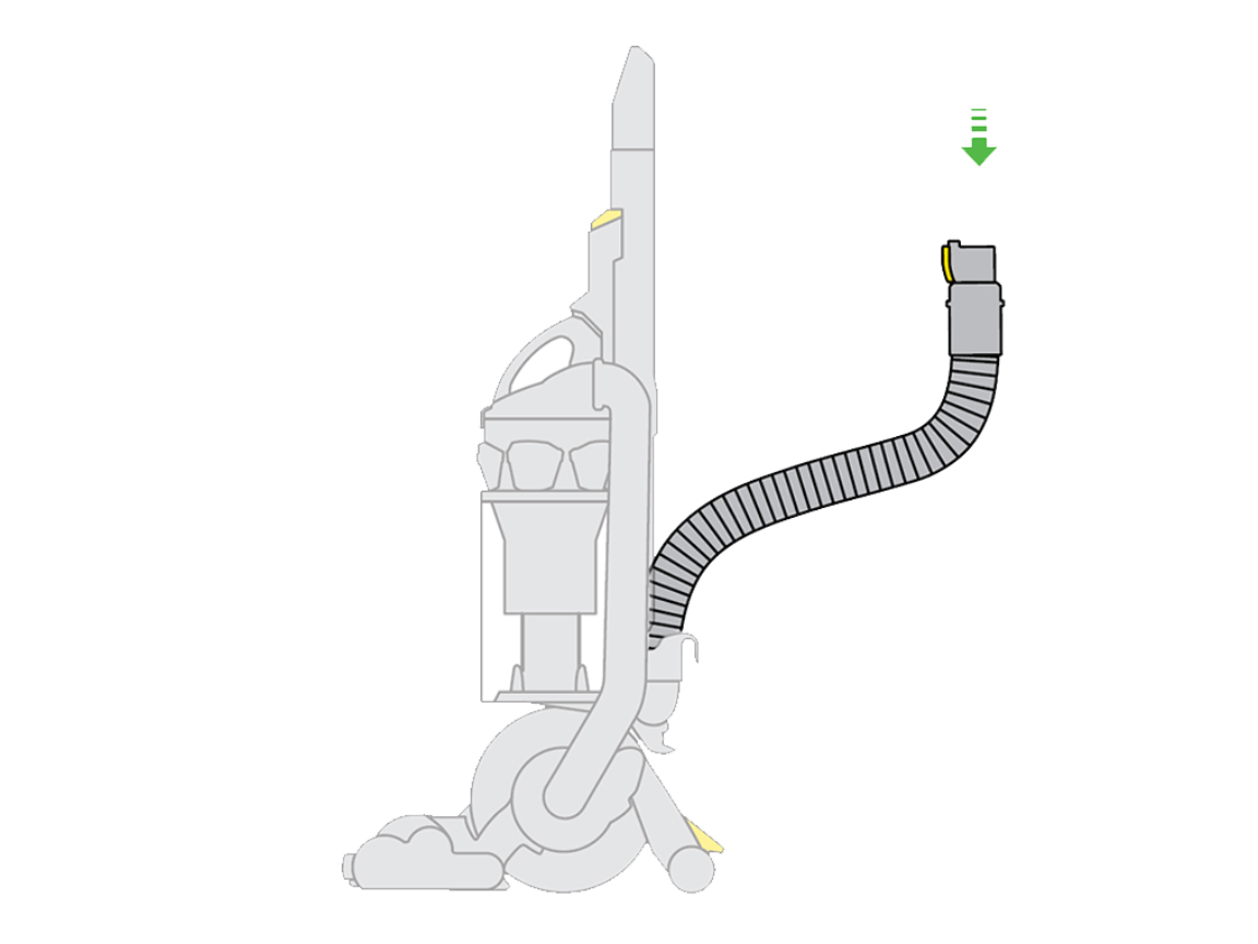 Dyson DC25 hose suction troubleshooting flowchart