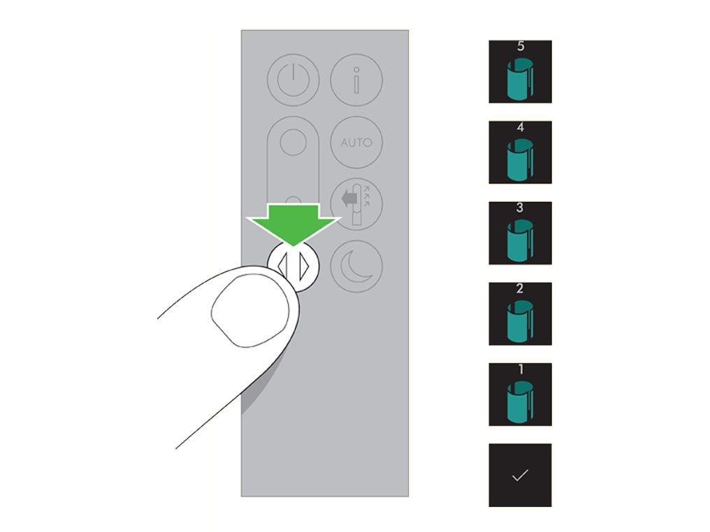 Dyson air outlet filter reset