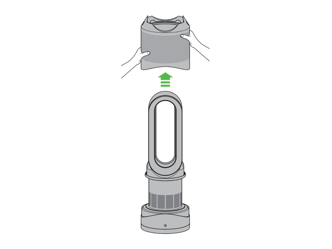 オンラインサポート ダイソン Dyson Pure Hot Cool シルバー