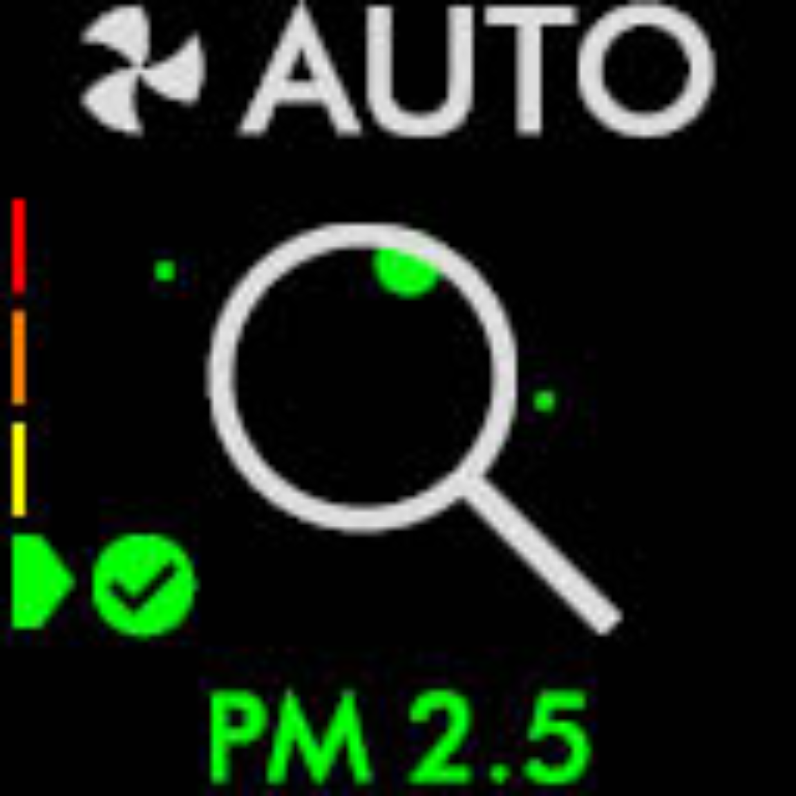 Dyson air purifier mode icons explained