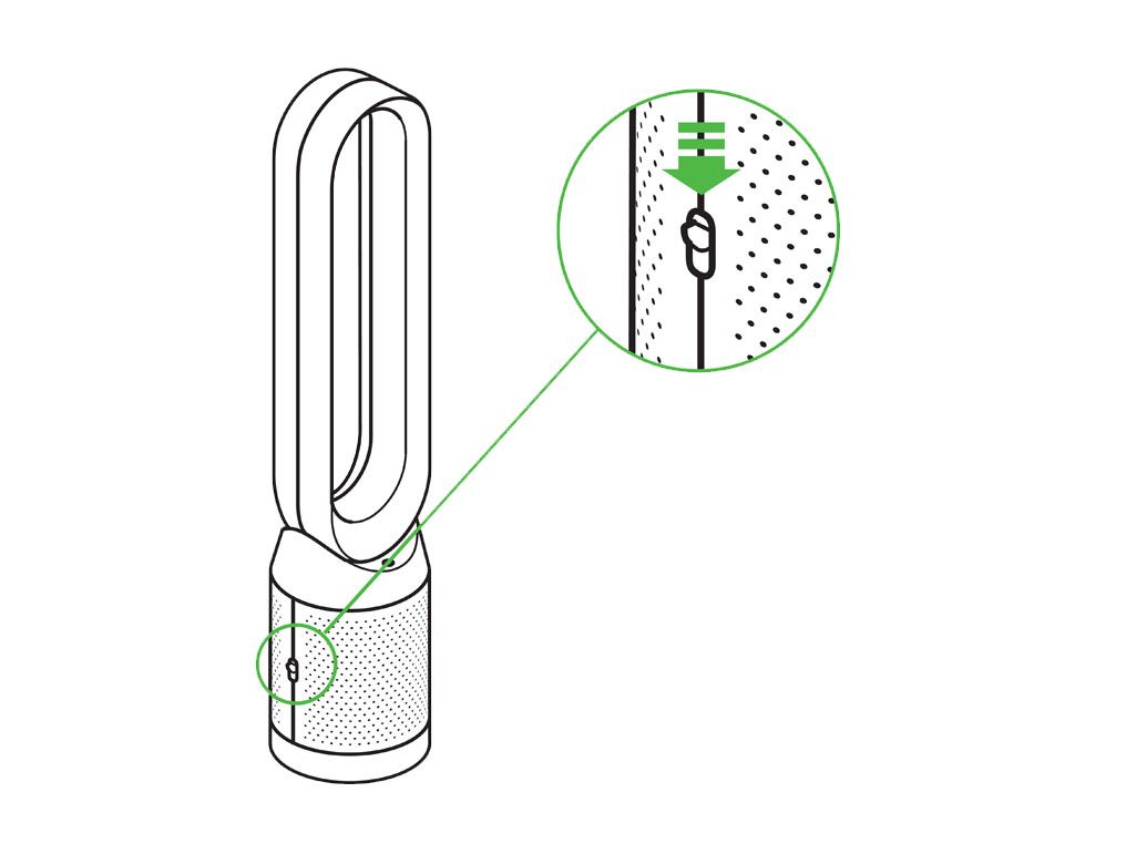 Dyson shop tp04 whistling