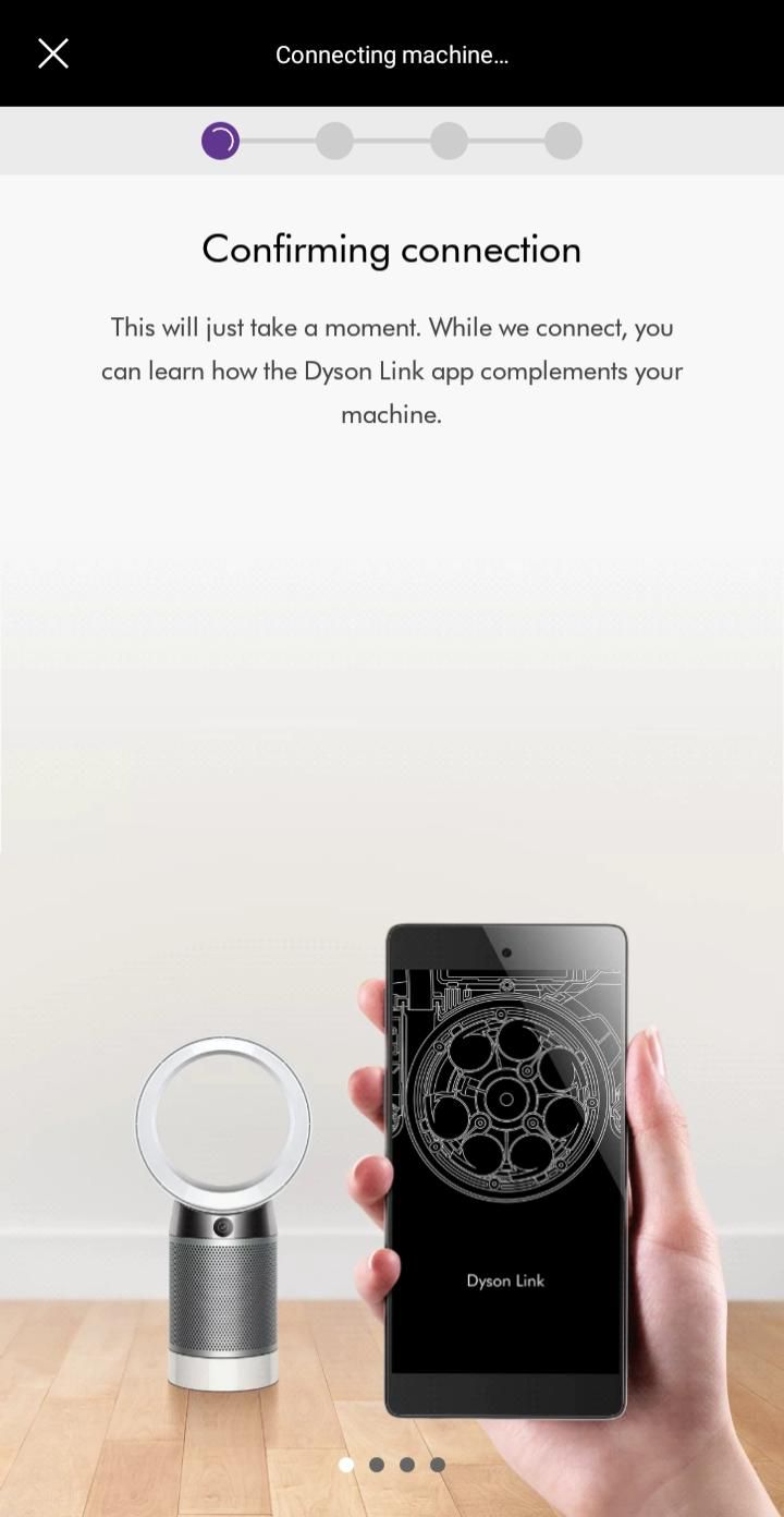 Dyson fan not connecting to hot sale app