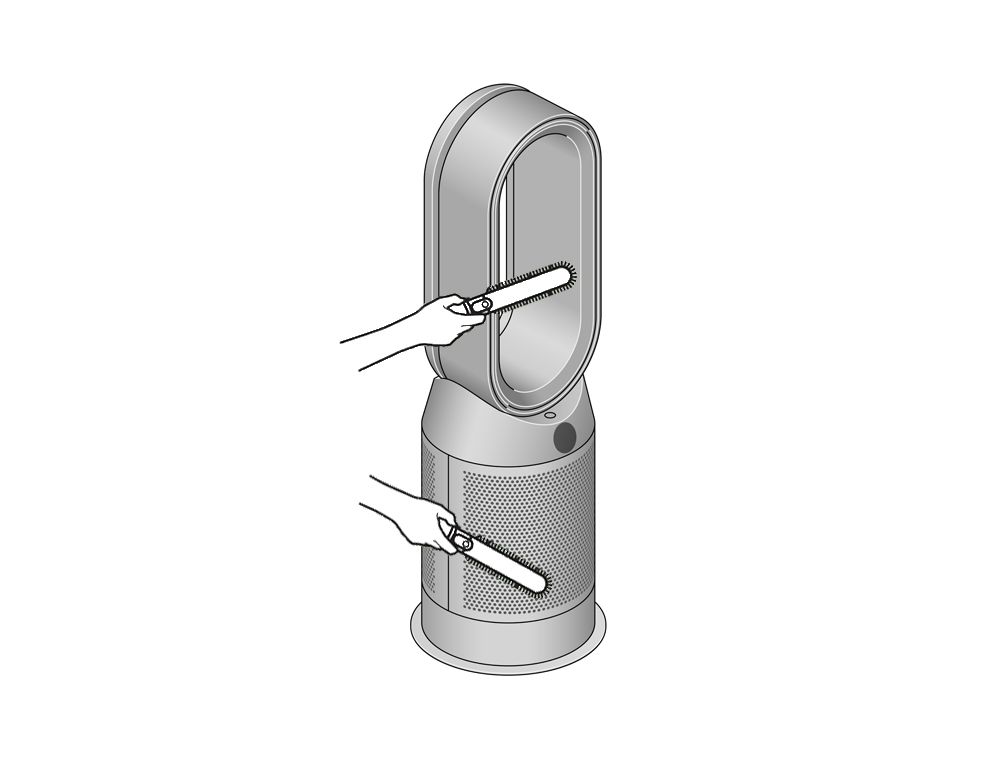 How to clean the filter on a dyson hot and cool deals fan