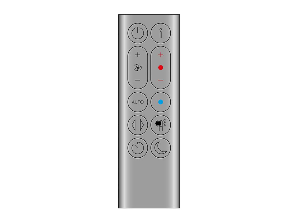 Dyson purifier store remote control