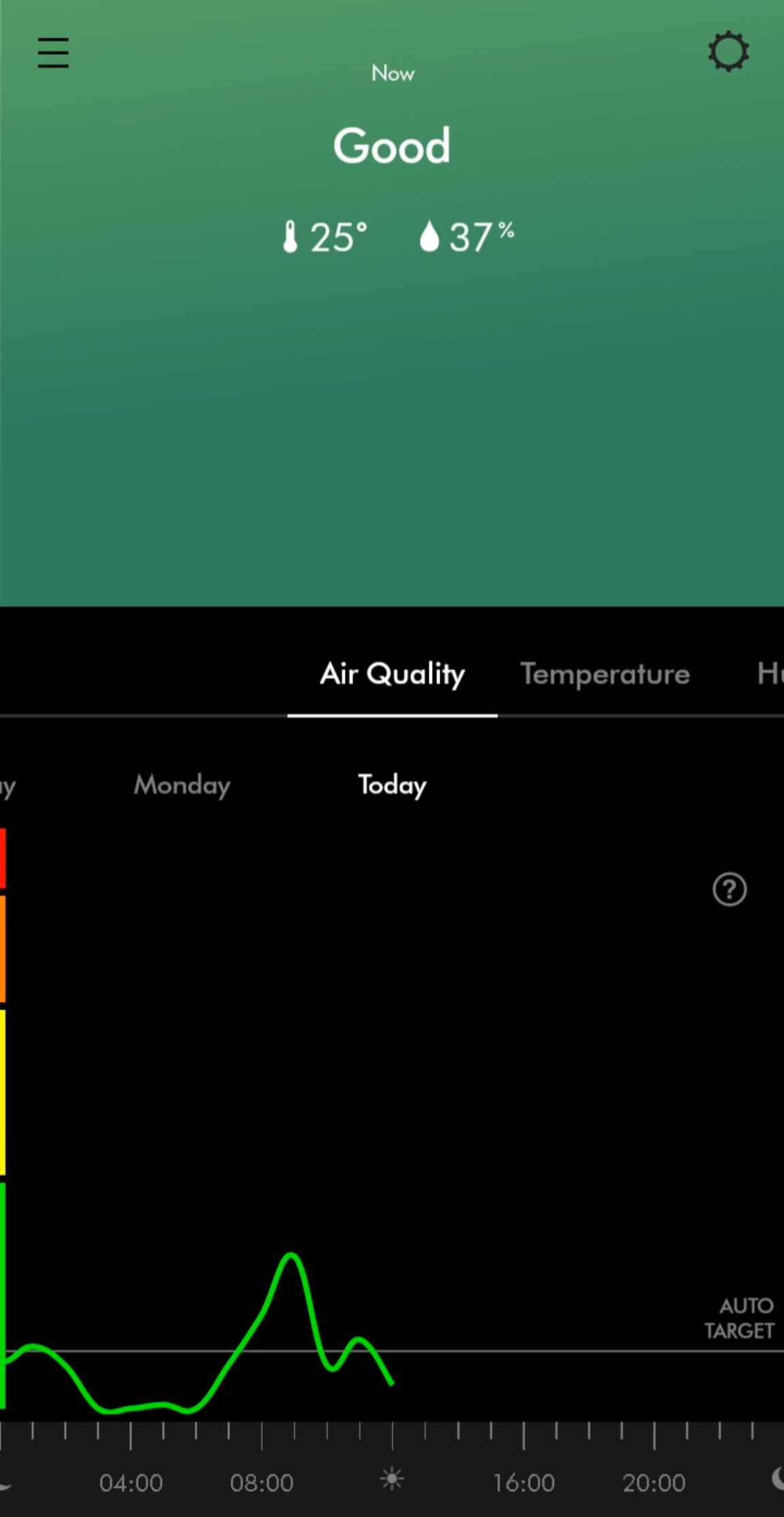 Dyson Link app screenshots interface air quality dashboard