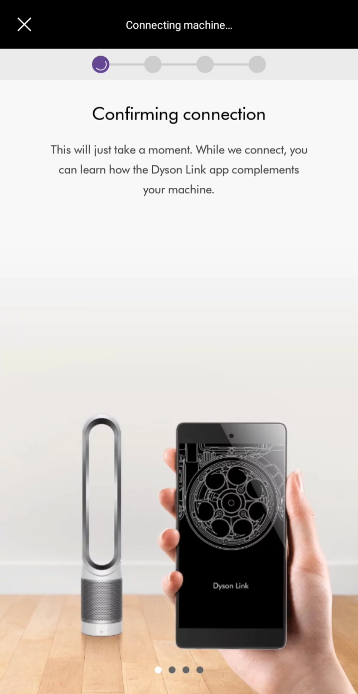 Dyson Link app screenshot purifier control