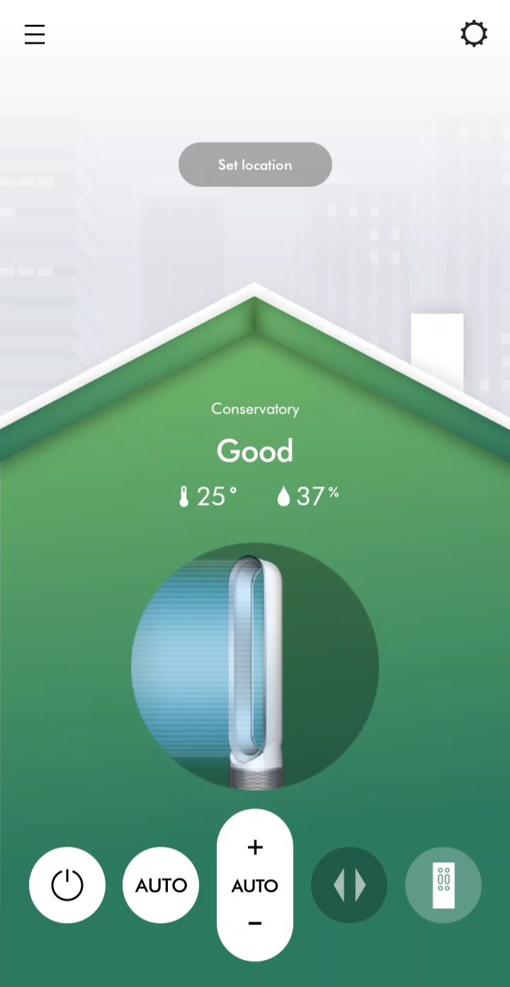 Dyson air best sale purifier settings
