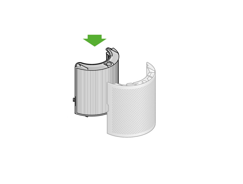 Dyson cool filter shop change