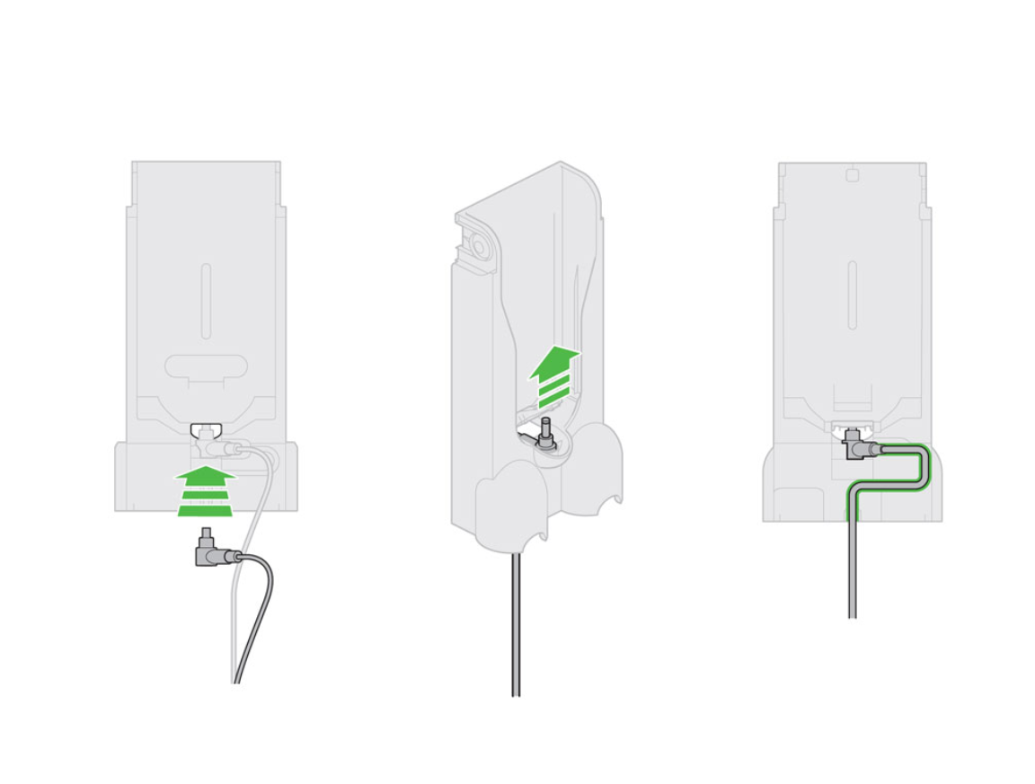 Dyson V11 charging dock setup diagram