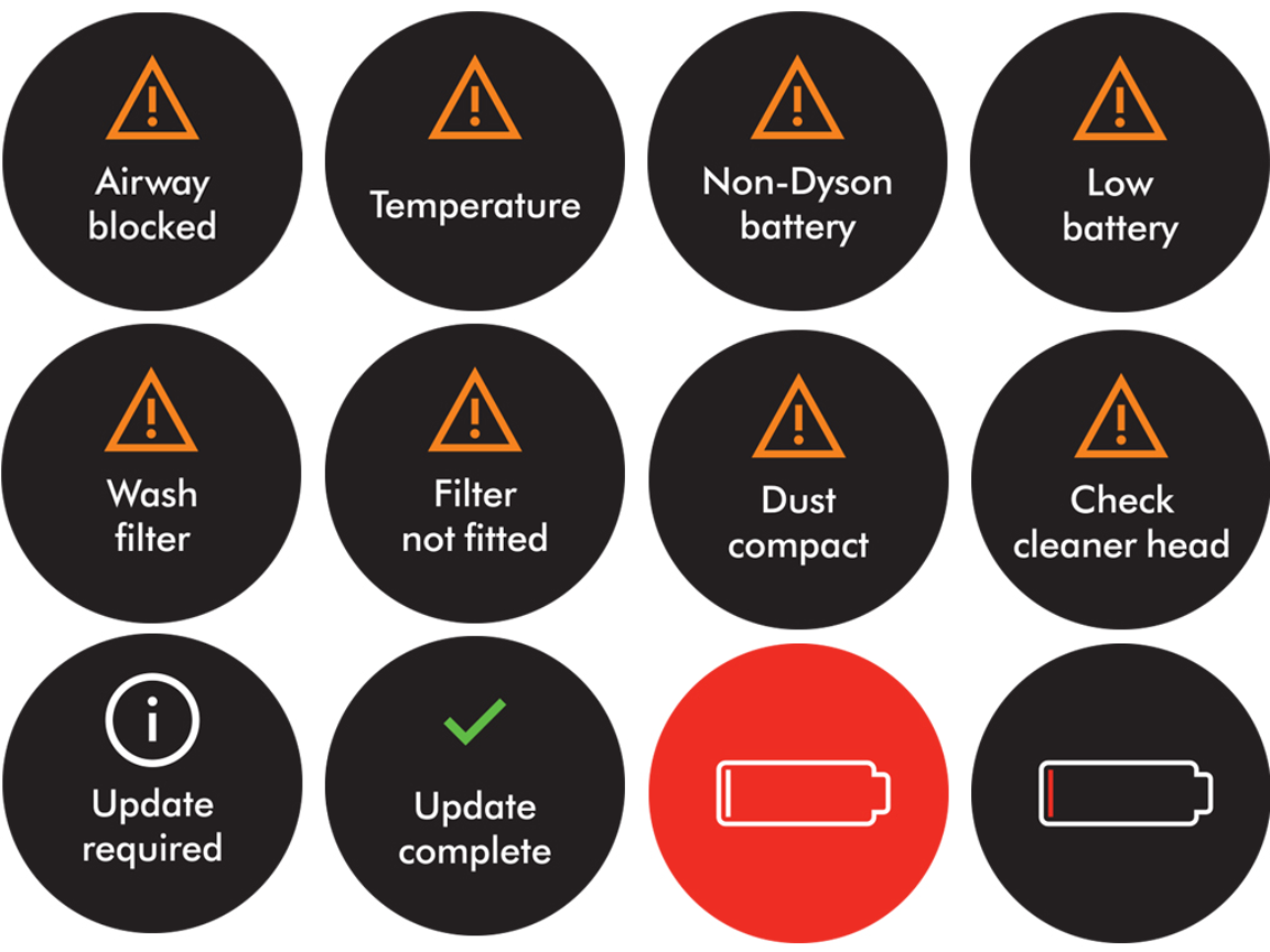 Swollen Dyson battery warning