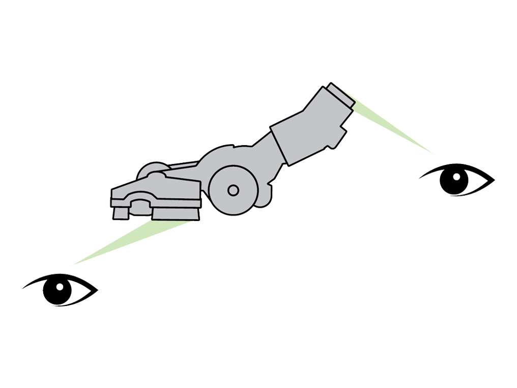 Como verificar a existência de obstruções na escova do aspirador cilíndrico Dyson DC22.