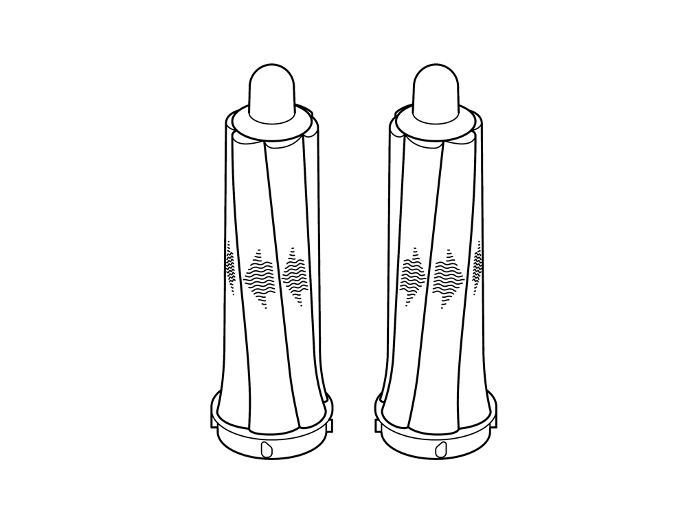 Embouts 30 mm du rouleau Airwrap.