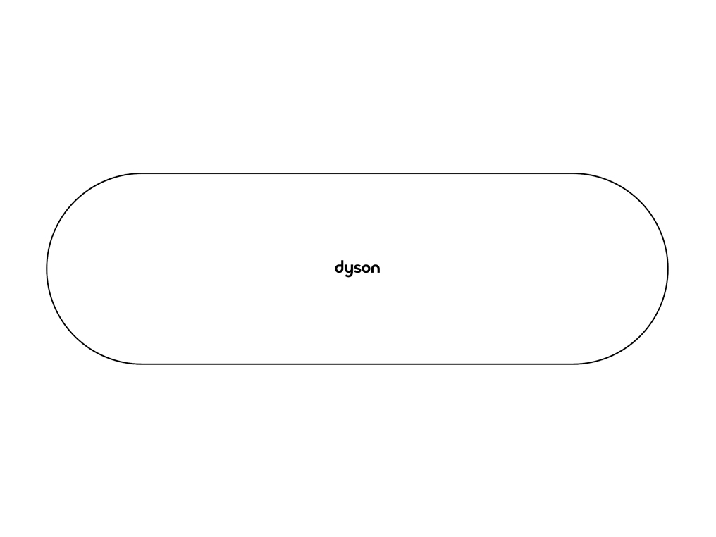Tapis antidérapant du rouleau Dyson Airwrap