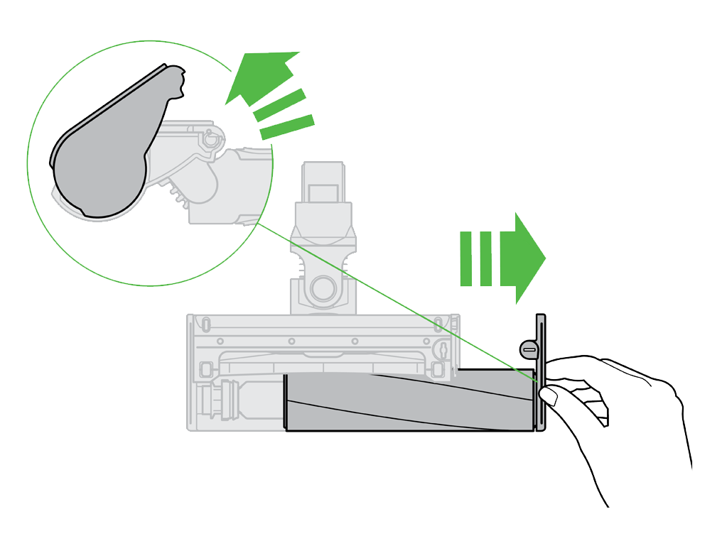 How to remove the brush bar.