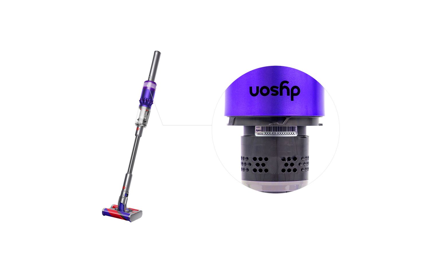 Irrotettavan suodattimen alla päärungossa 