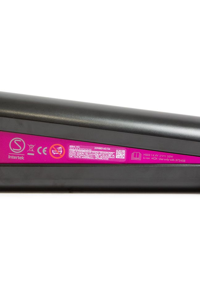 On the battery pack label