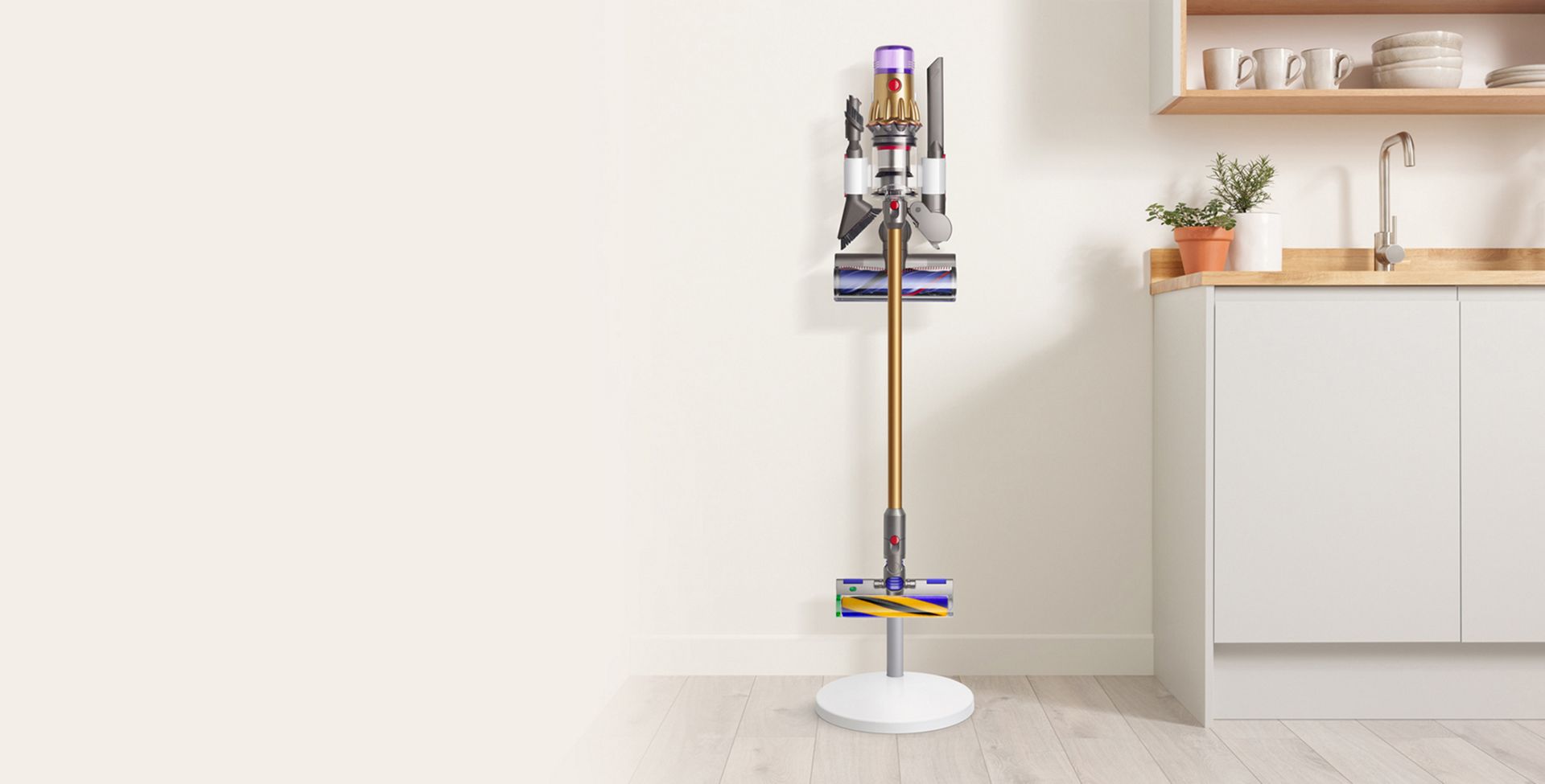 Estação de carregamento portátil Dyson V12™ - Para múltiplos acessórios