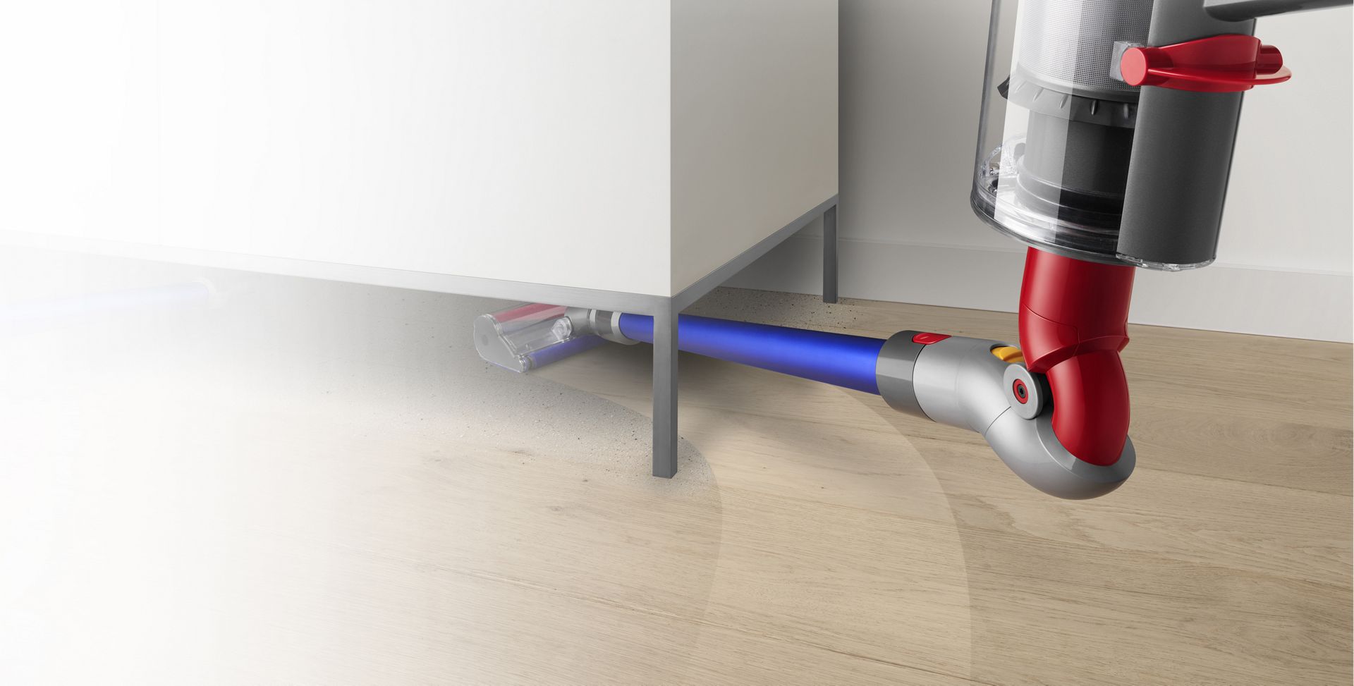 Adapter til lavtliggende punkter under lave møbler