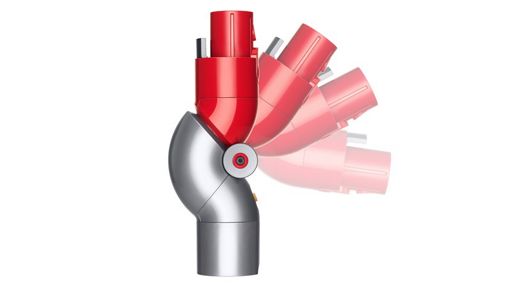 Bends to comfortably reach down low Low-reach adaptor's bending hinge mechanism