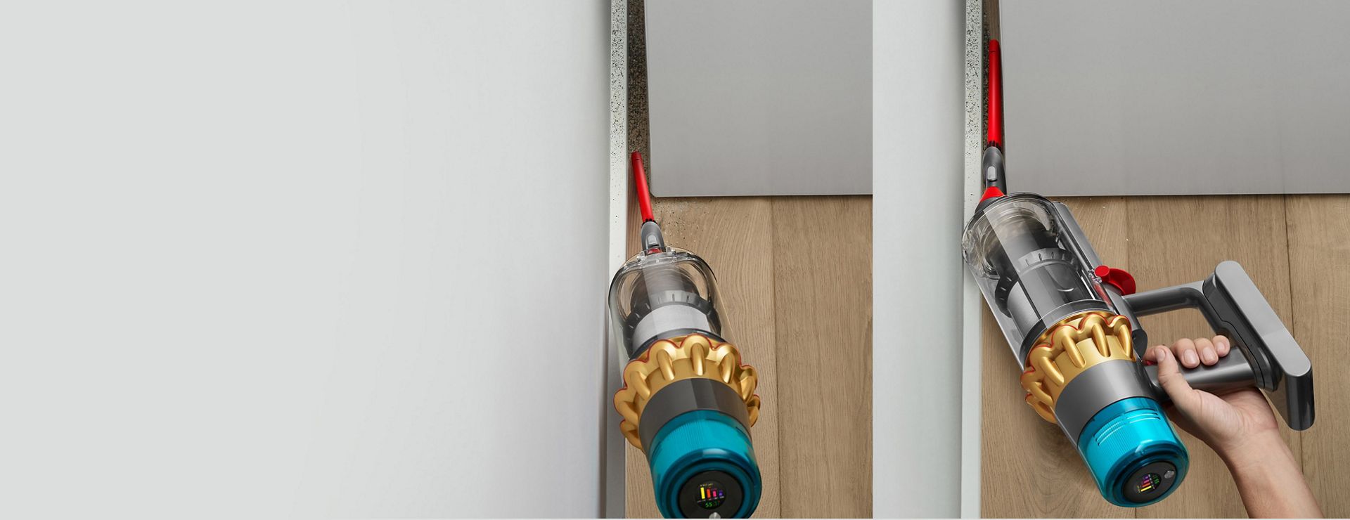 Awkward gap tool in straight and angled positions